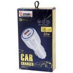 شارژر فندکی وی اسمارت V-Smart مدل VS-17 گارانتی شرکتی