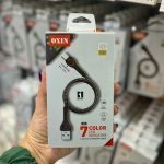 کابل شارژ چراغدار میکرو اوکسین OXIN مدل X3