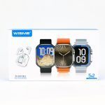 ساعت هوشمند طرح اپل واچ اولترا Wisme مدل WS-X19 به همراه ایرپاد و 5 بند